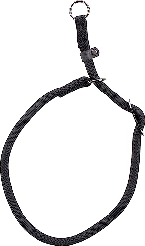 Zug-STOPP-Halsband Aiden SCHWARZ XL 60CM 12MM von Flamingo