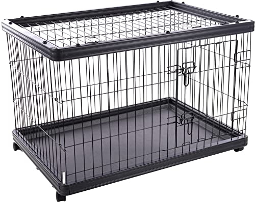 Flamingo Hundehütte mit Rollen, Pasy, Schwarz, 97,5 x 69 x 66,5 cm Flamingo Hundehütte mit Rollen, Pasy, Schwarz, 97,5 x 69 x 66,5 cm von Flamingo