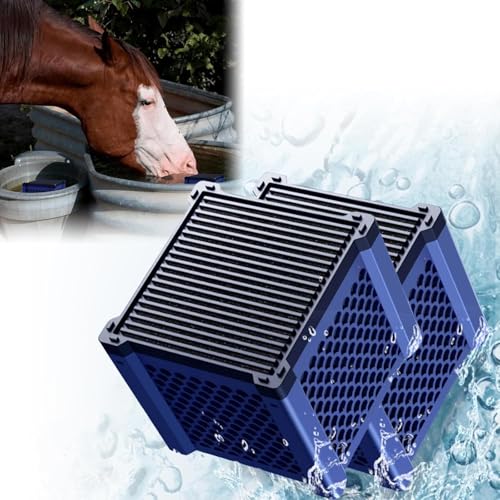 Aktivkohle Filterwürfel, Aktivkohlefilter Pferdetränke Starke Adsorptionskapazität, Aktivkohle Filter Cube Schnelle Wasserreinigung, Wassertrog Purifier Cube für Teiche, Aquarium, Vorratstank (B) von Flanliy