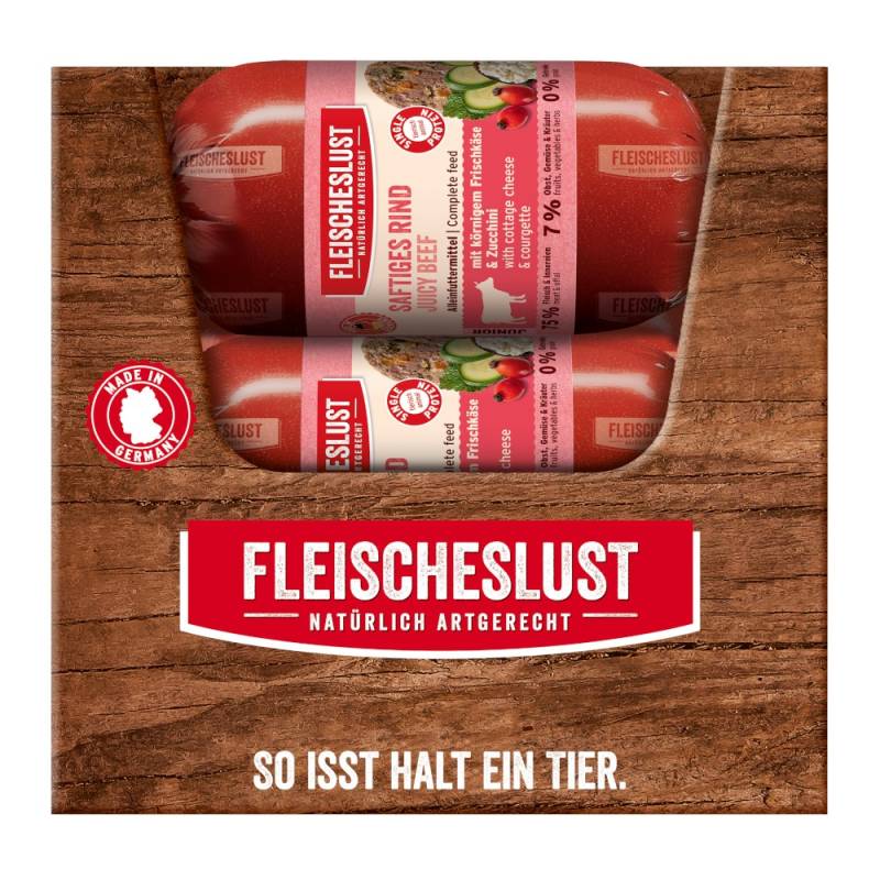 Fleischeslust Junior Classic 15 x 200 g - saftiges Rind mit körnigem Frischkäse & Zucchini von Fleischeslust