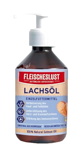 Fleischeslust Lachsöl, 1er Pack (1 x 250 ml) von Fleischeslust