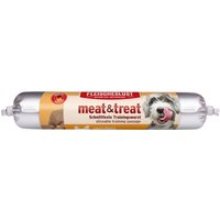 Fleischeslust meat & treat Trainingswurst - 6 x 80 g Geflügel von Fleischeslust
