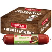 Fleischeslust Nassfutter Hund Adult Futterbox Kaninchen, Rind, Erbse, Birne & rote Bete 6x800 g Fleischeslust Nassfutter Hund Adult Futterbox Kaninchen, Rind, Erbse, Birne & rote Bete 6x800 g von Fleischeslust