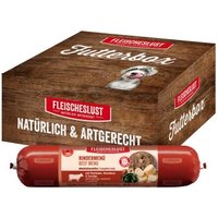 Fleischeslust Nassfutter Hund Adult Futterbox Rind, Pastinake, Haselnuss & Seealge 6x800 g Fleischeslust Nassfutter Hund Adult Futterbox Rind, Pastinake, Haselnuss & Seealge 6x800 g von Fleischeslust