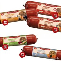 Fleischeslust Nassfutter Hund Wurst Mix-Pack 16x400 g von Fleischeslust