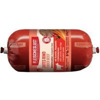 Fleischeslust Nassfutter Hund Wurst Zartes Rind mit Karotten 15x200 g von Fleischeslust