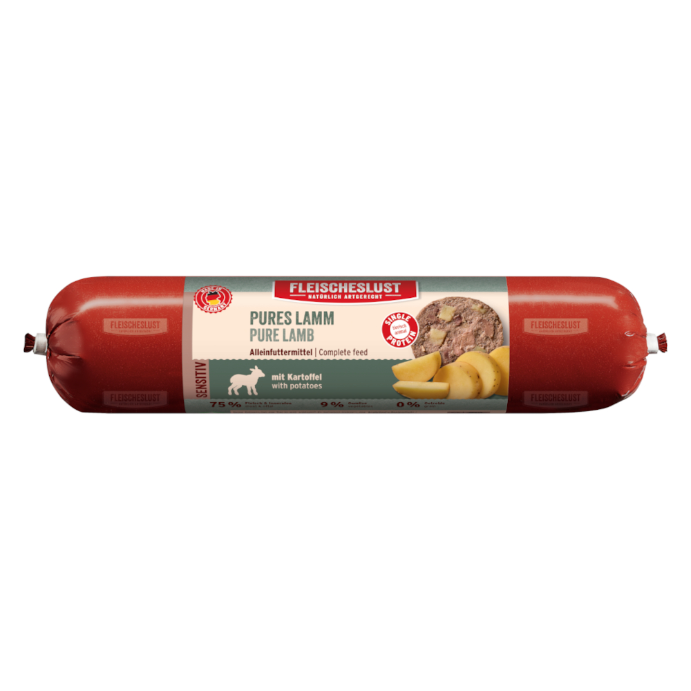 Fleischeslust Sensitiv 8 x 400 g - Pures Lamm mit Kartoffel Fleischeslust Sensitiv 8 x 400 g - Pures Lamm mit Kartoffel von Fleischeslust