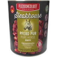 Fleischeslust Sensitiv Nassfutter Dose Pferd pur 6x800 g Fleischeslust Sensitiv Nassfutter Dose Pferd pur 6x800 g von Fleischeslust