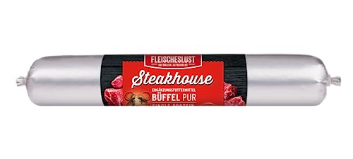 Fleischeslust Steakhouse Büffel pur Wurst (1 x 600 Gramm) von Fleischeslust