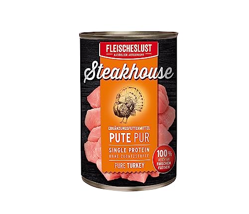 Fleischeslust Steakhouse Pute Pur, 1er Pack (1 x 400 g) von Fleischeslust