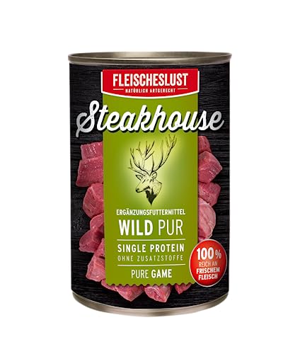 Fleischeslust Steakhouse Wild Pur, 1er Pack (1 x 820 g) von Fleischeslust