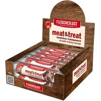 Fleischeslust Trainingswurst meat & treat Büffel 12x80 g von Fleischeslust