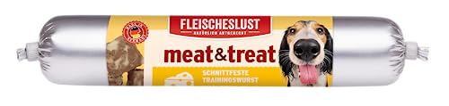 Fleischeslust meat & treat Käswurst (1 x 80 Gramm) von Fleischeslust