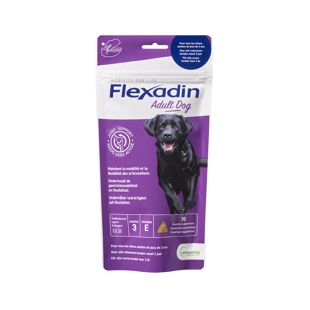 Flexadin Adult Dog - 2 x 70 Kaubrocken Flexadin Adult Dog - 2 x 70 Kaubrocken von Flexadin
