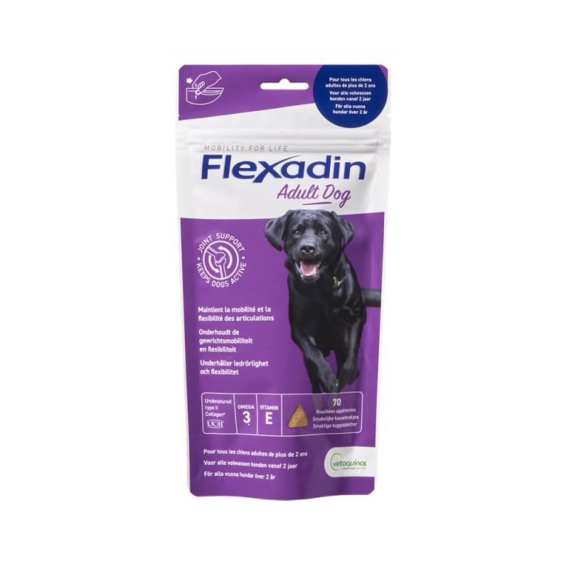 Flexadin Adult Dog - 70 Kaubrocken von Flexadin