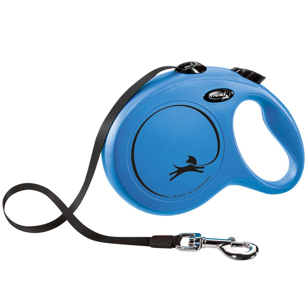 FLEXI Rollleine New CLASSIC Gurt - 8m, bis 50kg - Blau FLEXI Rollleine New CLASSIC Gurt - 8m, bis 50kg - Blau von Flexi