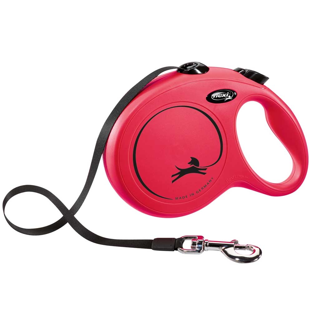 FLEXI Rollleine New CLASSIC Gurt - 8m, bis 50kg - Rot FLEXI Rollleine New CLASSIC Gurt - 8m, bis 50kg - Rot von Flexi