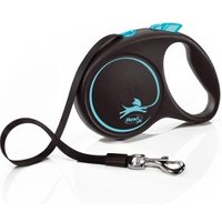 Flexi Black Design Gurt blau M, 5 m, 25 kg von Flexi