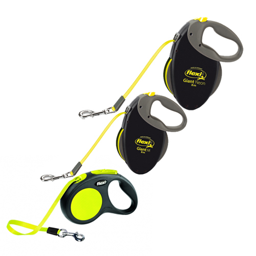 Flexi Gurt-Leine Neon Giant Tape Leash - L von Flexi