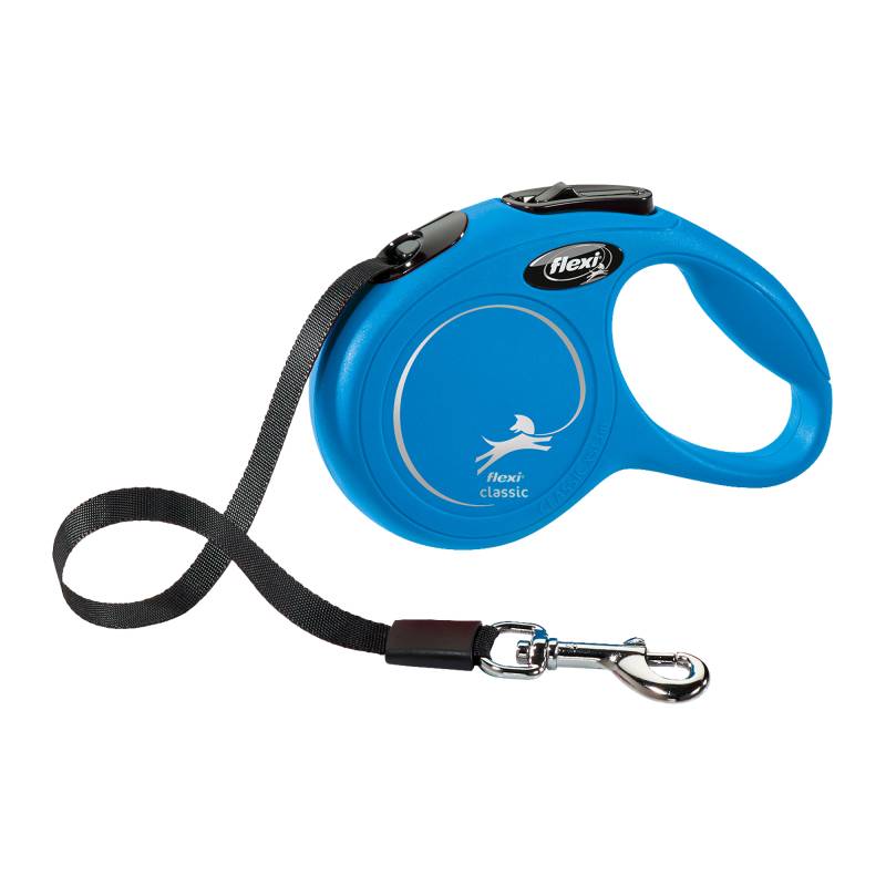 Flexi Gurt-Leine New Classic - Tape Leash - Olivgrün - L von Flexi