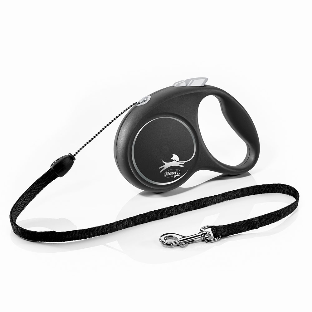 flexi Black Design Seil-Leine schwarz, 5 m - Größe S: bis 12 kg flexi Black Design Seil-Leine schwarz, 5 m - Größe S: bis 12 kg von Flexi