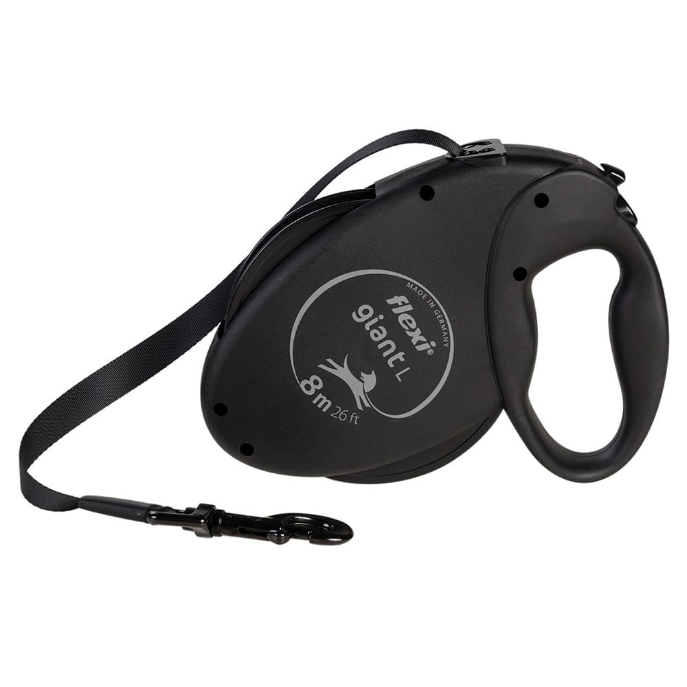flexi Hundeleine Giant Gurt Black Edition mattschwarz, Länge: ca. 8 m flexi Hundeleine Giant Gurt Black Edition mattschwarz, Länge: ca. 8 m von Flexi