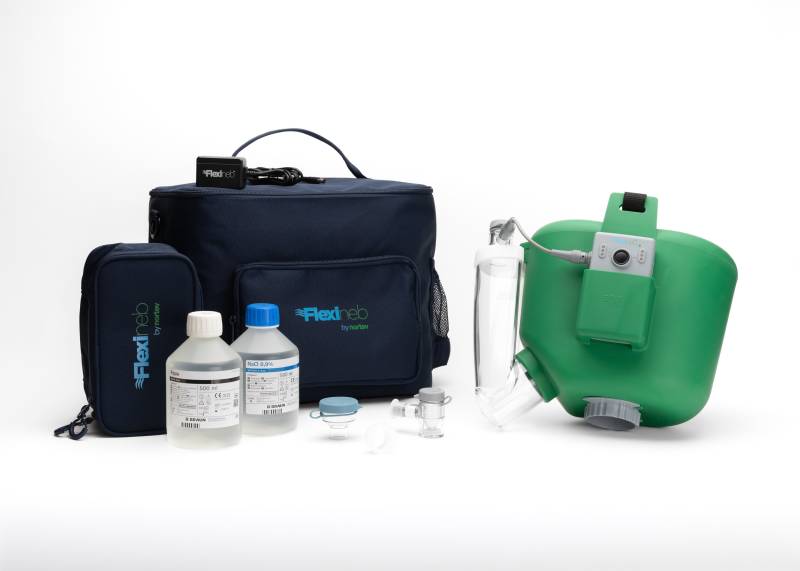Flexineb E3 Inhalator Komplettset Standard Grün von Flexineb®