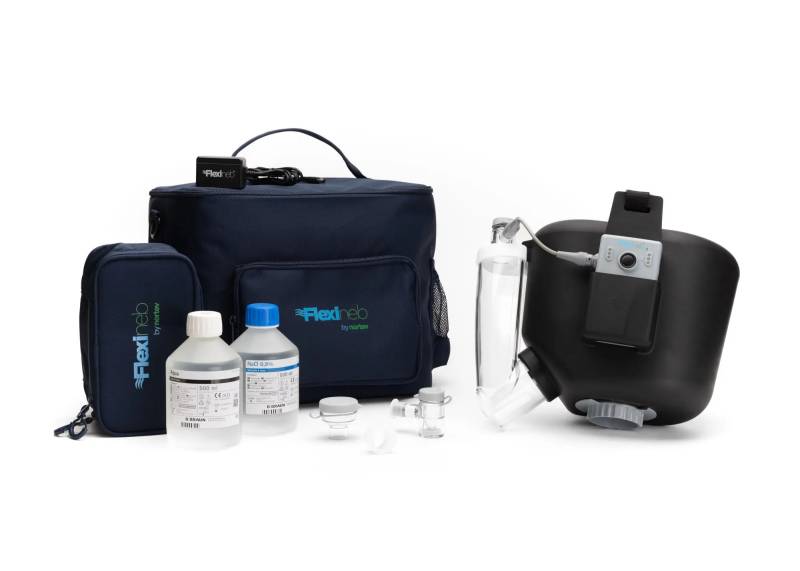 Flexineb E3 Inhalator Komplettset Standard Schwarz von Flexineb®