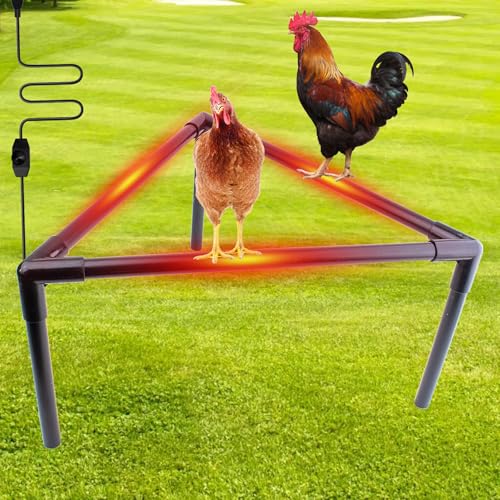 FlidRunest 3 Heizstäbe Beheizte Hühnerstange Warming Coop Roosting Winterfest, Beheizte Hühnerstange für Stall, Verhindert Gefrorene Hühnerzehen FlidRunest 3 Heizstäbe Beheizte Hühnerstange Warming Coop Roosting Winterfest, Beheizte Hühnerstange für Stall, Verhindert Gefrorene Hühnerzehen von FlidRunest