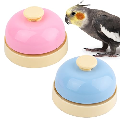 FlidRunest Vogelglocken-Spielzeug, 2 Stück, Papageien-Trainingsglocke, Vogel-Spagell-Glocke, Haustier-Trainingsglocke, Spielzeug, Vogel Edelstahlglocke für Papageien, Sittiche, Sittiche, FlidRunest Vogelglocken-Spielzeug, 2 Stück, Papageien-Trainingsglocke, Vogel-Spagell-Glocke, Haustier-Trainingsglocke, Spielzeug, Vogel Edelstahlglocke für Papageien, Sittiche, Sittiche, von FlidRunest