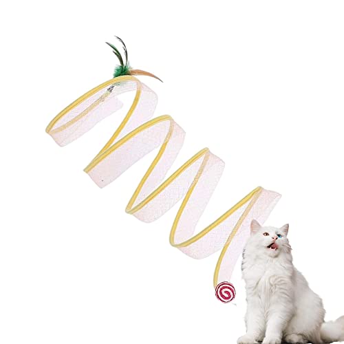 Flilail Katzentunnel, Katzenspielzeug, Katzentunnel für Indoor-Katzen, groß, Katzentunnelbett für Kätzchen, Donut-Tunnel, interaktives Katzenspielzeug für Indoor-Katzen, Dekompressions-interaktives Flilail Katzentunnel, Katzenspielzeug, Katzentunnel für Indoor-Katzen, groß, Katzentunnelbett für Kätzchen, Donut-Tunnel, interaktives Katzenspielzeug für Indoor-Katzen, Dekompressions-interaktives von Flilail