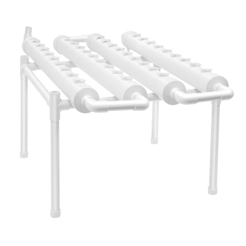 Hydroponik | Hydroponic Tower | Hydrokultur-System für Zuhause | PVC-U Rohre (Lebensmittelqualität) | Automatische Bewässerung | Platzsparend & ertragreich | Ideal für Indoor-Garten (4 Schichten) von Fliuyr