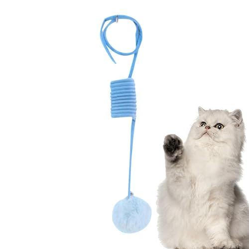 Anregendes Katzenspielzeug, selbstspielendes Katzenspielzeug - Aufhängbarer interaktiver Katzenball, aktives Katzenspielzeug - Katzen-Übungsspielzeug, interaktives Plüsch-Katzenspielzeug für Haustierk Anregendes Katzenspielzeug, selbstspielendes Katzenspielzeug - Aufhängbarer interaktiver Katzenball, aktives Katzenspielzeug - Katzen-Übungsspielzeug, interaktives Plüsch-Katzenspielzeug für Haustierk von Flkiglm