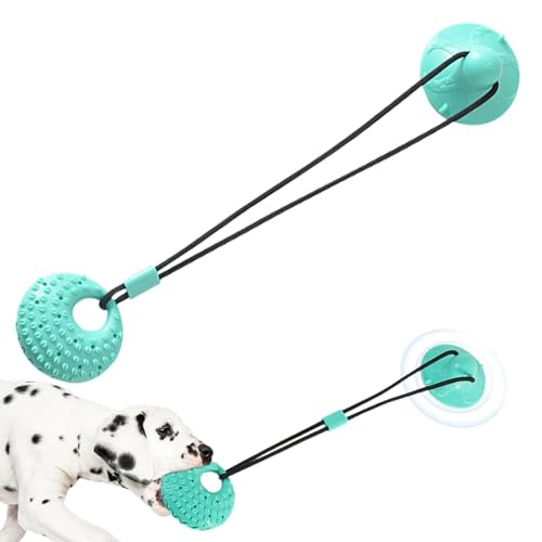 Flkiglm Hundespielzeug mit Saugnapf, Kauspielzeug für Hunde mit Saugnapf - Lebensmittelausgabespielzeug,Spielzeug für Welpen zur Zahnreinigung, Futterausgabe und Training Flkiglm Hundespielzeug mit Saugnapf, Kauspielzeug für Hunde mit Saugnapf - Lebensmittelausgabespielzeug,Spielzeug für Welpen zur Zahnreinigung, Futterausgabe und Training von Flkiglm