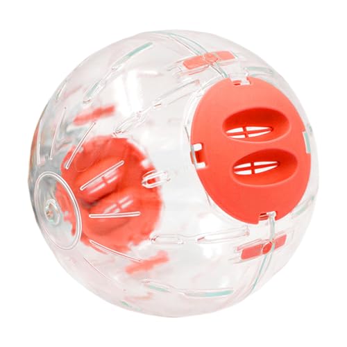 Hamsterrad, Hamster Ball | Transparent interaktiver Mäuse Ball | Multi Funktionelle kleine Haustierversorgungen mit Lüftungsloch für Guinea -Mäuse Chinchilla Gerbil Frettchen Kinder von Flkiglm