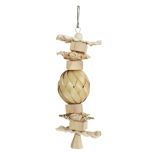 Holzvogelspielzeug, Vogelspielzeug für, Bissfestes Kauspielzeug für Käfig, Lustige Haustiervorräte, mehrschichtige Vogelunterhaltungsblöcke für Sittiche, Hamster Holzvogelspielzeug, Vogelspielzeug für, Bissfestes Kauspielzeug für Käfig, Lustige Haustiervorräte, mehrschichtige Vogelunterhaltungsblöcke für Sittiche, Hamster von Flkiglm