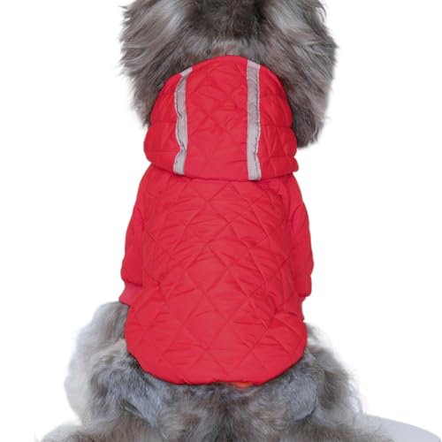 Hundemäntel,Welpen-Wintermantel | Verstellbarer, verdickter Hundemantel,Welpenjacken für kleine Hunde, mit reflektierenden Streifen für die tägliche Kleidung des Haustiers oder als Urlaubskleidung Hundemäntel,Welpen-Wintermantel | Verstellbarer, verdickter Hundemantel,Welpenjacken für kleine Hunde, mit reflektierenden Streifen für die tägliche Kleidung des Haustiers oder als Urlaubskleidung von Flkiglm