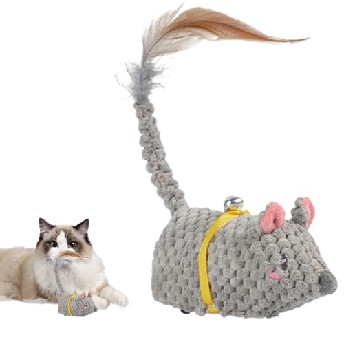Interaktive Katzenspielzeugmäuse, Mäuse Katzenspielzeug für Innenkatzen - Automatisch bewegende Mäuse Tierspielzeug,Kätzchen Langeweile, wiederaufladbare Haustieranreicherungs -Puppenbewegung für Inne Interaktive Katzenspielzeugmäuse, Mäuse Katzenspielzeug für Innenkatzen - Automatisch bewegende Mäuse Tierspielzeug,Kätzchen Langeweile, wiederaufladbare Haustieranreicherungs -Puppenbewegung für Inne von Flkiglm