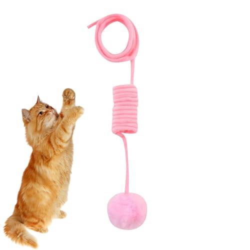 Katzen-Anreicherungsspielzeug für Wohnungskatzen, stimulierendes Katzenspielzeug - Aufhängbarer interaktiver Katzenball, aktives Katzenspielzeug | Katzen-Übungsspielzeug, interaktives Plüsch-Katzenspi Katzen-Anreicherungsspielzeug für Wohnungskatzen, stimulierendes Katzenspielzeug - Aufhängbarer interaktiver Katzenball, aktives Katzenspielzeug | Katzen-Übungsspielzeug, interaktives Plüsch-Katzenspi von Flkiglm