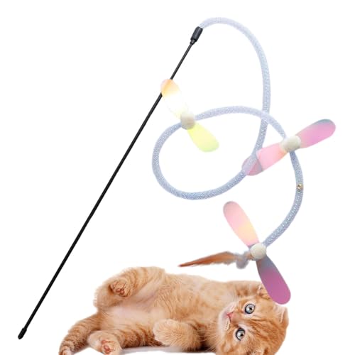 Katzen-Zauberstab, Katzenfeder-Zauberstab-Spielzeug | Katzenstabspielzeug - Interaktives Katzenspielzeug mit Glocke, Katzenstabspielzeug, Katzenfederspielzeug, lustiger Katzenstab für verspielte Kätzc Katzen-Zauberstab, Katzenfeder-Zauberstab-Spielzeug | Katzenstabspielzeug - Interaktives Katzenspielzeug mit Glocke, Katzenstabspielzeug, Katzenfederspielzeug, lustiger Katzenstab für verspielte Kätzc von Flkiglm