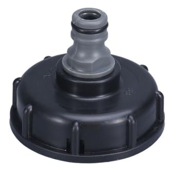 Fllyvly 2er Set IBC Tankdeckel Adapter S60x6, IBC Container Zubehör mit 1/2 Zoll Schnuller-Ventiladapter, Geeignet für Gartenschläuche, IBC-Wassertanks, Regenwassertanks - Robust und Langlebig Fllyvly 2er Set IBC Tankdeckel Adapter S60x6, IBC Container Zubehör mit 1/2 Zoll Schnuller-Ventiladapter, Geeignet für Gartenschläuche, IBC-Wassertanks, Regenwassertanks - Robust und Langlebig von Fllyvly