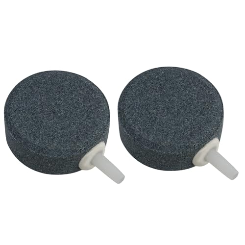 Fllyvly Luftstein für Aquarium, 4 cm Ausströmersteine, Sauerstoff Diffusor Blasen, Hochwertiger Aquarium Luftausströmer für Luftpumpen, Aquarien, Eimer, kleine Teiche, 2 Stück Set sprudelstein Fllyvly Luftstein für Aquarium, 4 cm Ausströmersteine, Sauerstoff Diffusor Blasen, Hochwertiger Aquarium Luftausströmer für Luftpumpen, Aquarien, Eimer, kleine Teiche, 2 Stück Set sprudelstein von Fllyvly