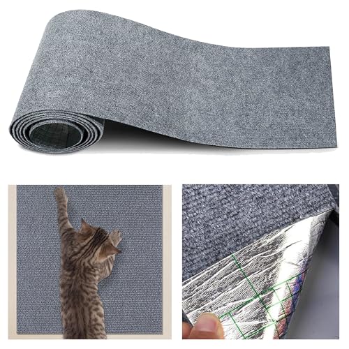 FloraVigo Selbstklebende Katzenkratzmatte, Katzenkratzbrett, Katzenkratzwand, Kratzbrett (40 * 100cm) von FloraVigo