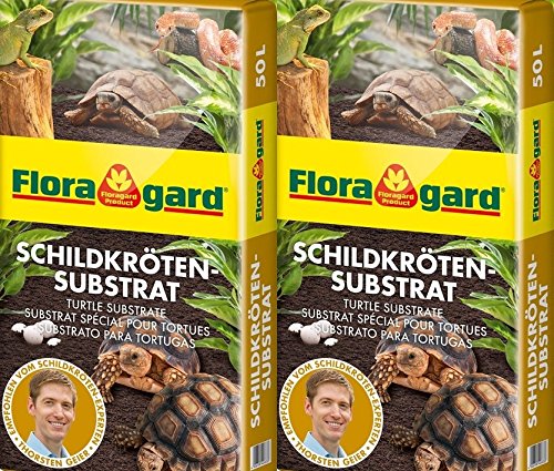 Floragard Schildkrötensubstrat 100 Ltr. (2 x 50 Ltr.) von Floragard