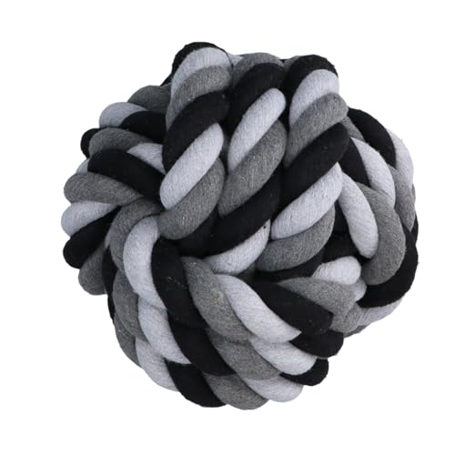 Floss Toss Extreme Rope Ball - Hundeseil - Hundespielzeug - Baumwolle - Grau - Ø 24 cm Floss Toss Extreme Rope Ball - Hundeseil - Hundespielzeug - Baumwolle - Grau - Ø 24 cm von Floss Toss