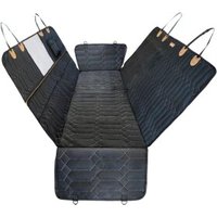 Floxik Inox Extra Stabile wasserdichte Kratzfeste Auto Hundedecke Rückbank Schondecke Rücksitzbank Auto Rücksitz Türenschutz Netzfenster von Floxik