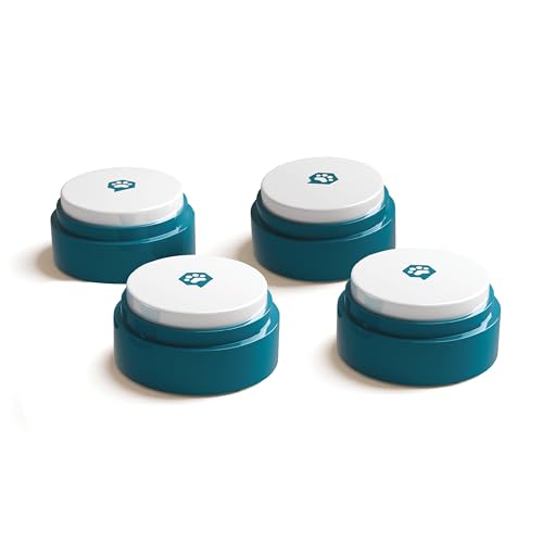 FluentPet Basic Buttons 4 Pack | Sprechende Tasten mit Batterien im Lieferumfang enthalten zur Kommunikation mit Haustieren | beschreibbar und leicht zu drücken für Hunde/Katzen | kompaktes Design | FluentPet Basic Buttons 4 Pack | Sprechende Tasten mit Batterien im Lieferumfang enthalten zur Kommunikation mit Haustieren | beschreibbar und leicht zu drücken für Hunde/Katzen | kompaktes Design | von FluentPet