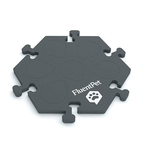 FluentPet HexTile Lernset, für Hunde und Katzen, für bis zu 6 Knöpfe, weich, langlebig und rutschfest, Geschenk für Tierliebhaber, in 12 Farben erhältlich, Dunkelgrau FluentPet HexTile Lernset, für Hunde und Katzen, für bis zu 6 Knöpfe, weich, langlebig und rutschfest, Geschenk für Tierliebhaber, in 12 Farben erhältlich, Dunkelgrau von FluentPet