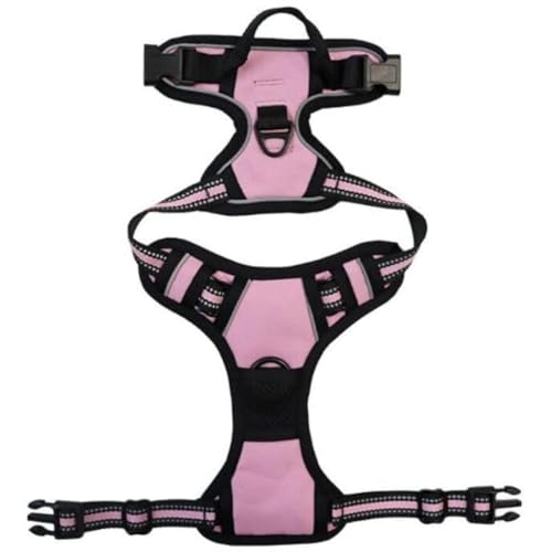 Fluffix Anti-Zug Hundegeschirr – Farbe: Rosa/Pink - Größe: M - Verstellbar, Atmungsaktiv & Reflektierend in Allen Größen Brustgeschirr Fluffix Anti-Zug Hundegeschirr – Farbe: Rosa/Pink - Größe: M - Verstellbar, Atmungsaktiv & Reflektierend in Allen Größen Brustgeschirr von Fluffix