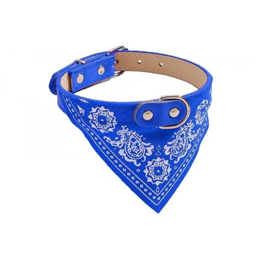Fluffix Hundehalsband mit Bandana-Halstuch in Blau - Stil, Komfort und Sicherheit für Hunde und Katzen | 27cm - 34cm (M) Umfang Fluffix Hundehalsband mit Bandana-Halstuch in Blau - Stil, Komfort und Sicherheit für Hunde und Katzen | 27cm - 34cm (M) Umfang von Fluffix